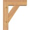Ekena Millwork Traditional Block Smooth Bracket w/ Offset Brace, Western Red Cedar, 5 1/2"W x 16"D x 20"H BKT0604X16X20TRA05SWR - alternate 4
